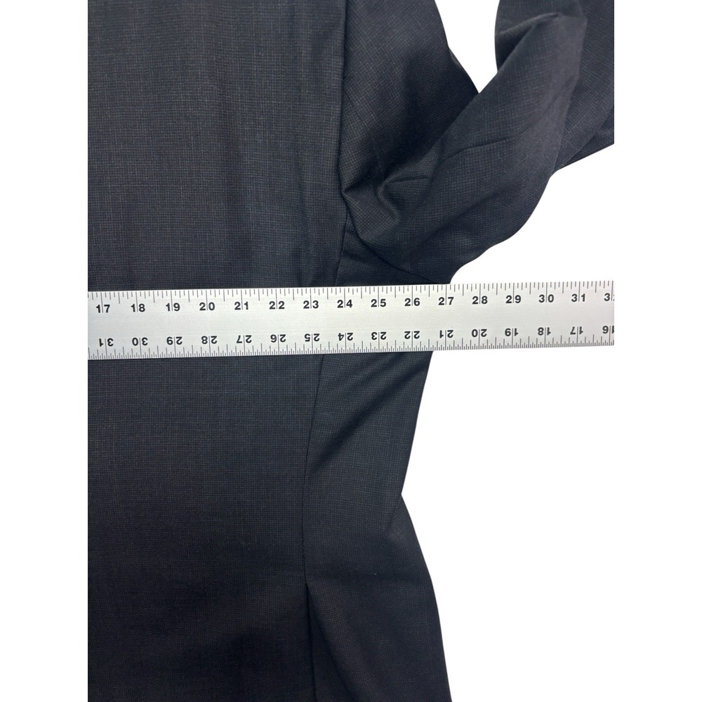 Jos A Bank 52L 46x31 Charcoal 2pc Pant Suit Traveler Tailored Fit Flat Front - Picture 8 of 16